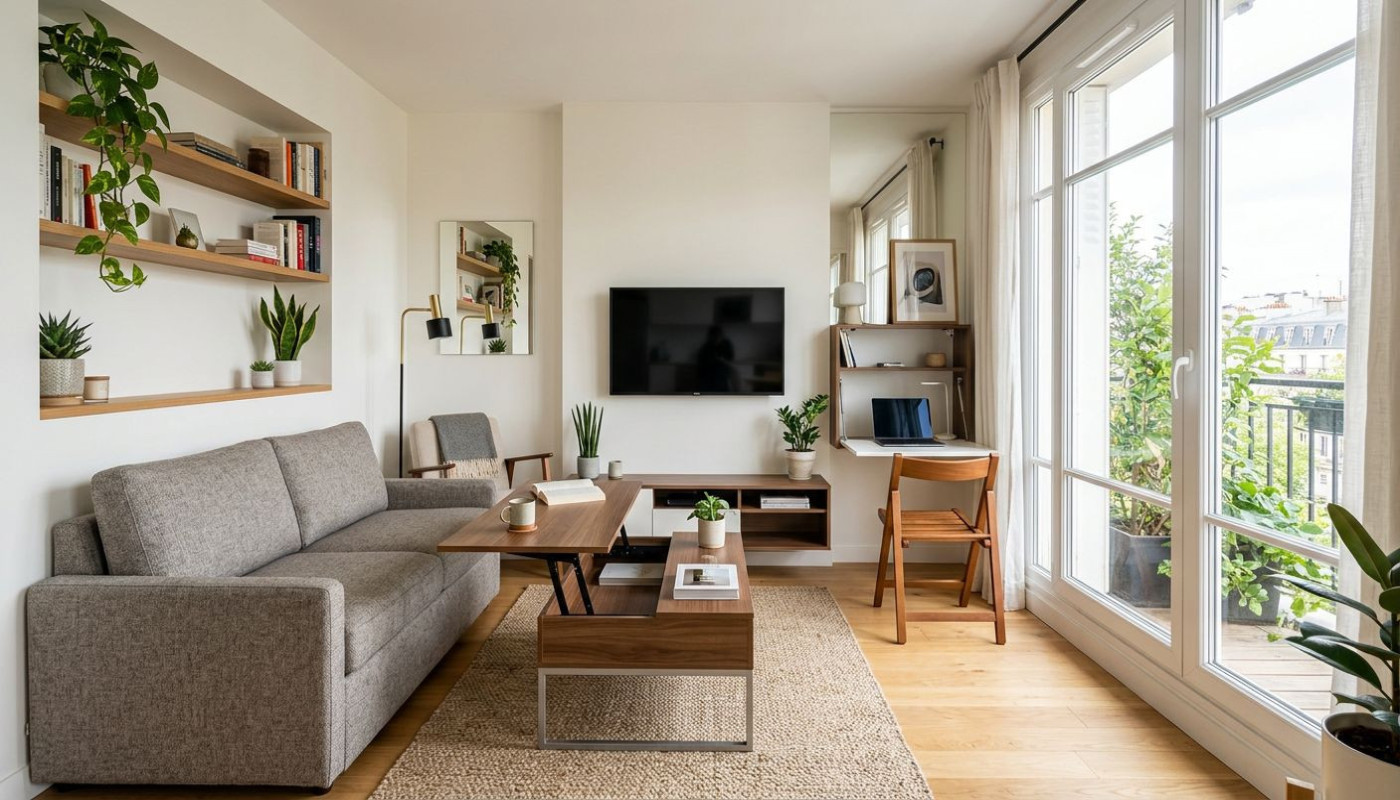 Optimiser l'espace d'un petit appartement : techniques et astuces